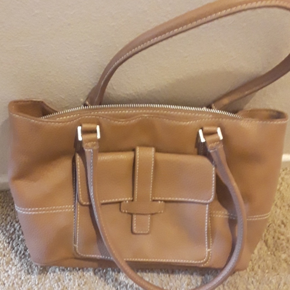 The limited tan purse